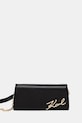 Karl Lagerfeld portofel de piele piele negru A1W32068
