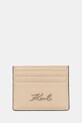 Кожаный чехол на карты Karl Lagerfeld Planet friendly бежевый A1W32069