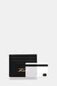 Шкіряний чохол на банківські карти Karl Lagerfeld чорний A1W32069