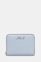 Кошелек Karl Lagerfeld кожа голубой A1W32105