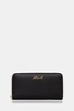 Гаманець Karl Lagerfeld лицьова шкіра чорний A1W32106