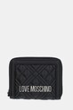 Love Moschino portfel syntetyczny czarny JC5710PP1
