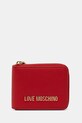 Love Moschino portfel drobny wzór czerwony JC5639PP1