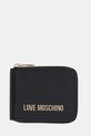 Love Moschino portfel drobny wzór czarny JC5639PP1