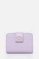 Портмоне Twinset изкуствена кожа виолетов 251TD8035