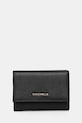 Kožená peňaženka Coccinelle usňová koža čierna E2.MW5.11.F0.01