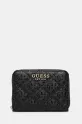 Guess portfel LAUREL tekstylny czarny SWGG85.00137