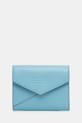 MM6 Maison Margiela portofel de piele piele albastru SA5UI0010.P7183