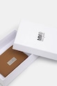 Δερμάτινη θήκη για κάρτες MM6 Maison Margiela καφέ SA5UI0013.P7258