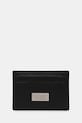 MM6 Maison Margiela carcasa din piele husă de card negru SA5UI0013.P7258