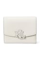 Lauren Ralph Lauren portofel de piele piele alb 432966782
