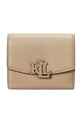 Lauren Ralph Lauren portofel de piele piele bej 432966782