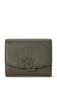 Кожаный кошелек Lauren Ralph Lauren кожа зелёный 432966782