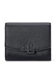 Lauren Ralph Lauren portfel skórzany skóra licowa czarny 432966782