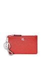 Usnjena denarnica Lauren Ralph Lauren Zrnato usnje oranžna 432966789