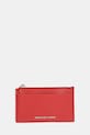 Kožená peňaženka MICHAEL Michael Kors usňová koža červená 32H3G8ED1L