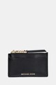 Kožená peněženka MICHAEL Michael Kors přírodní kůže černá 32H3G8ED1L