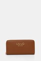 Liu Jo portfel imitacja skóry licowej brązowy AA5155.E0033