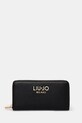 Liu Jo portfel imitacja skóry licowej czarny AA5155.E0033