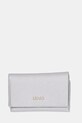 Peňaženka Liu Jo jednofarebný strieborná AA5167.E0087