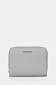 Calvin Klein portfel imitacja skóry licowej szary K60K612942