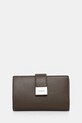 Peňaženka Calvin Klein jednofarebný hnedá K60K612961