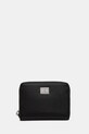 Peněženka Tommy Jeans imitace kůže černá AW0AW17298