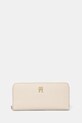 Tommy Hilfiger portfel imitacja skóry licowej beżowy AW0AW17266