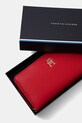 Peněženka Tommy Hilfiger červená AW0AW17266