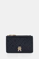 Peňaženka Tommy Hilfiger imitácia kože tmavomodrá AW0AW17401