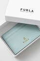 Akcesoria Furla etui na karty skórzane WP00305.ARE000.AQ000 turkusowy