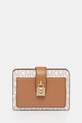 Peňaženka MICHAEL Michael Kors imitácia kože béžová 32S5GETD1B