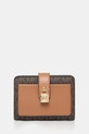 Peňaženka MICHAEL Michael Kors imitácia kože hnedá 32S5GETD1B
