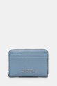 MICHAEL Michael Kors portfel skórzany skóra licowa niebieski 32T4SJ6Z5L