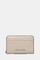 Kožená peňaženka MICHAEL Michael Kors usňová koža béžová 32T4SJ6Z5L