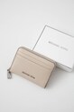 Kožená peňaženka MICHAEL Michael Kors béžová 32T4SJ6Z5L