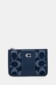 Coach portofel piele bleumarin CAN65