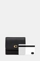 Coach portofel de piele CAO13 negru