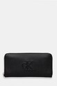 Peňaženka Calvin Klein Jeans imitácia kože čierna LV04K1005G