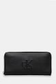 Peněženka Calvin Klein Jeans imitace kůže černá LV04K1005G