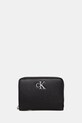 Calvin Klein Jeans portfel imitacja skóry licowej czarny LV04K1009G