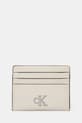 Pouzdro na karty Calvin Klein Jeans nášivka béžová LV04K1010G