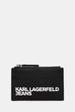 Кошелек Karl Lagerfeld Jeans имитация натуральной кожи чёрный A2W32048