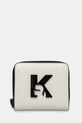 Karl Lagerfeld Jeans portfel drobny wzór biały A2W32039