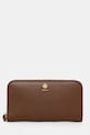 Шкіряний гаманець Bally лицьова шкіра коричневий WLL00C