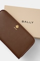 Шкіряний гаманець Bally коричневий WLL00C