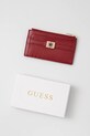 Accesorii Guess portofel de piele RW1720.P5101 rosu