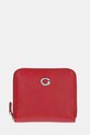 Δερμάτινο πορτοφόλι Guess λείο δέρμα κόκκινο RW1761.P5201