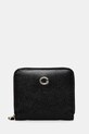 Кожаный кошелек Guess мелкий узор чёрный RW1761.P5201