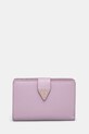 Guess portfel skórzany MIRIAM skóra licowa fioletowy RW1772.P5201